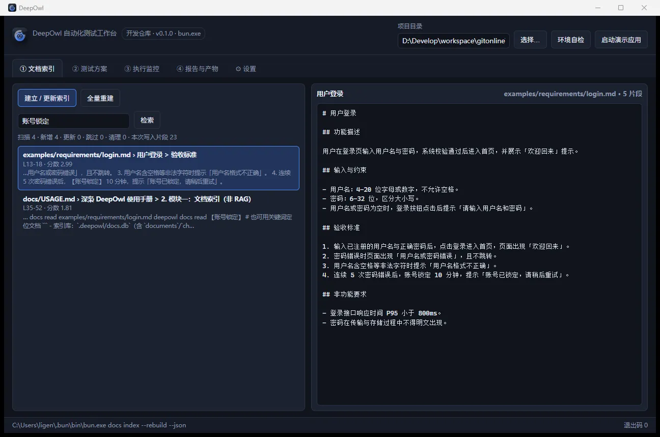文档索引